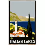 イタリアの湖