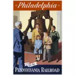 Pennsylvania železnice plakát