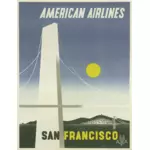 American Airlines vintage poster