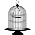 Cage à oiseaux victorienne Vintage