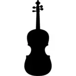 Силуэт вектор скрипки
