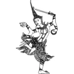Vishnu danser