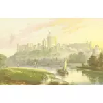 Windsor Castle vektorové kreslení