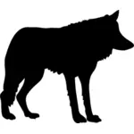 Wolf silhuett