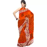 Mädchen in sari