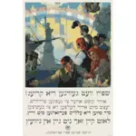 Plakat jidysz i wojny światowej