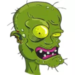 Zombies huvud