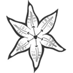 Декоративные Лили векторное изображение