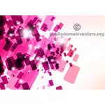 抽象的なピンクのタイルのベクトルのデザイン