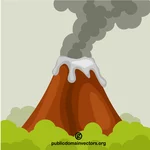 Volcán activo