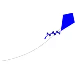 Mavi uçurtma vektör küçük resim