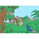 Adam et Eve en couleur