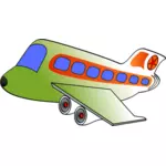 旅客機の漫画画像