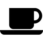 Icono de café negro