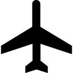 AIGA flygplats tecken vektor bild