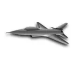 Askeri uçak vektör çizim