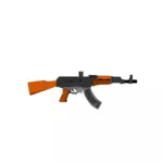AK47 пистолет векторное изображение