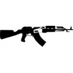 AK47 vector de ametralladora