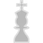 Ilustracja wektorowa z pionek postać lekkiego szachy