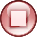 Růžové tlačítko audio vektorový obrázek