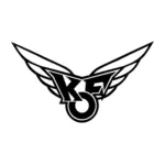 Vektor-Illustration von KF Flügel logo