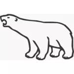 Isbjörn vektor konst