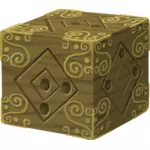 Clipart d'artefact mystérieux cube