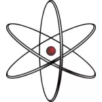 Immagine di atomo stilizzato