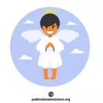 Personagem de anjo bebê