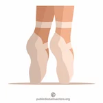 Bale dansçısının bacakları