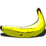 Hele banaan in de koppel-vector afbeelding