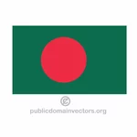 バングラデシュのベクトル フラグ