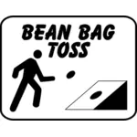 Bean bag kaste tegn