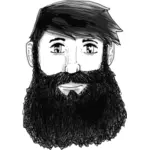 Векторные картинки бородатый человек