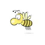 Vectorillustratie van kleine honingbij