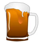 Векторное изображение кружка пива