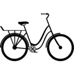 Ícone de bicicleta preto