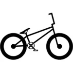 BMX como bicicleta vector clip art