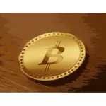 Bitcoin シンボル ベクトル画像