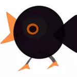 Cartoon beeld van een vogel
