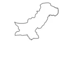 Mapa de Pakistán