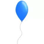 Blått ballong vektor image