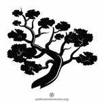 رسومات فنية لمقطع شجرة بونساي
