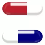Illustration vectorielle de pilules