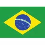 Vlajka vektorový obrázek Brazílie