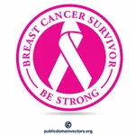 유방암 생존자 스티커