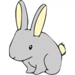 复活节兔子矢量图像