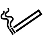 Ardere ţigară silueta