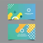 Tema de cores de cartões de visita
