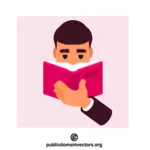 Osoba, která čte knihu